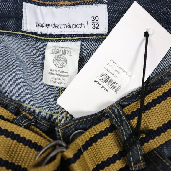 Paper Denim Cloth Tapered Slim Jeans Dark 30x32 - Picture 4 of 4